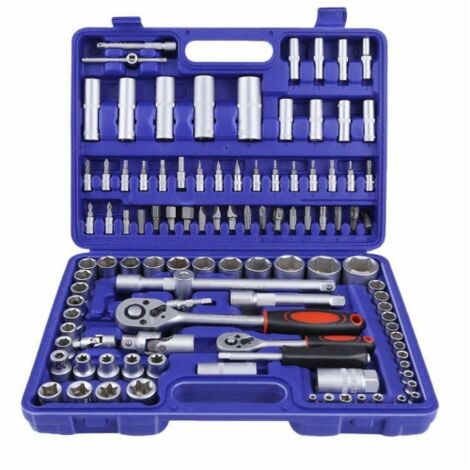 Valigetta set chiavi a bussola 94 pezzi kit professionale da officina con chiave a cricchetto (1/5)
