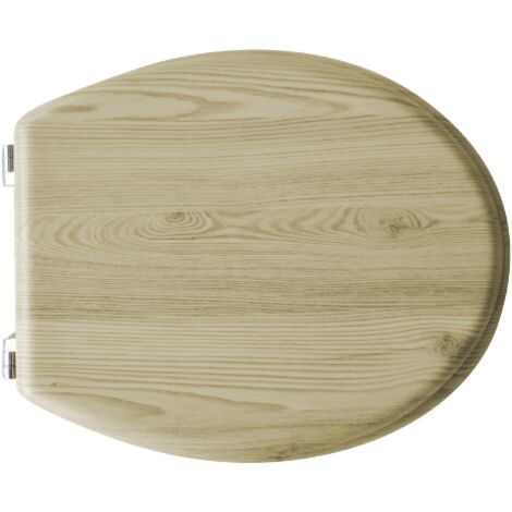 SEDILE WC UNIVERSALE IN LEGNO ACERO Acero (1/2)