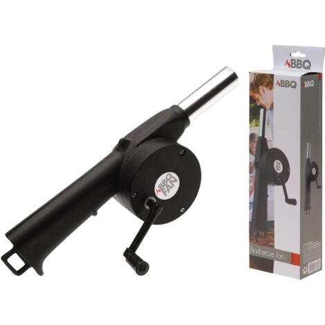 Ventola ravviva fiamma per barbecue camino brace campeggio cm.18 (1/3)
