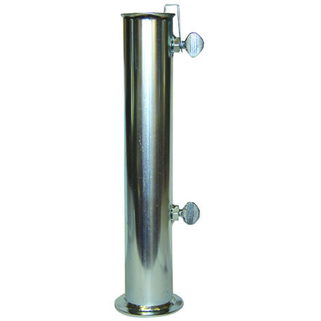 Koem supporto tubolare in ferro zincato 55 mm tubo di ricambio per base ombrellone
