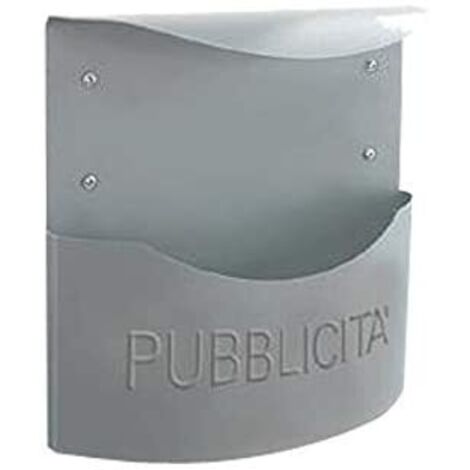Portapubblicita' con tetto tipo marsupio in lamiera zincata e verniciata mm 345x100x350h sporgenza tetto 125 mm