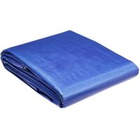 Telone occhiellato extra pesante 3 x 4 mt in polietilene alto spessore 280 gr./mq con orlo di rinforzo e angoli rivestiti