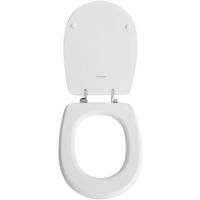 SEDILE WC PER CESAME VASO ARETUSA BIANCO CERNIERA REGOLABILE FORMA 6 Bianco Cerniere C espansione DH