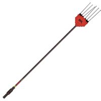 Abbacchiatore elettrico Oliviero Flex Basic per raccolta olive con asta fissa 240 cm cavo 12 mt e bacchette in AX01