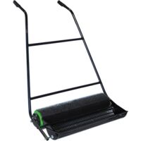 Rullo raccogli olive mod RAC2 con vano raccolta ribaltabile rullo chiodato 70 cm consente una rapida raccolta delle olive da terra