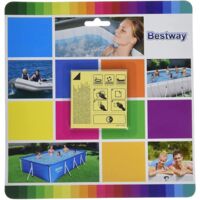 Bestway 62091 10 pz toppa toppe impermeabili 42 cmq di riparazione subacquea per piscine grandi