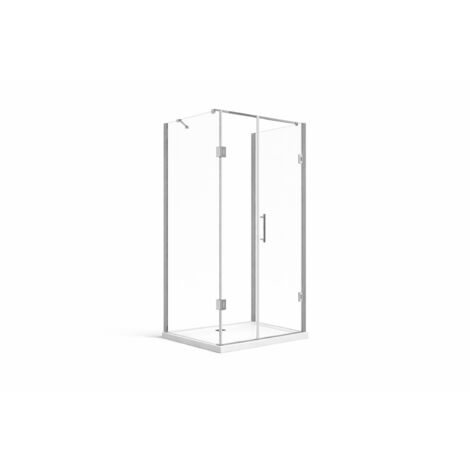Glaswerk Westfalen - Emma 80x90x80x180 cm U-Form Duschkabine