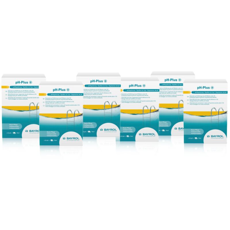 Bayrol Set 6 x pH-Plus á 1,5 kg