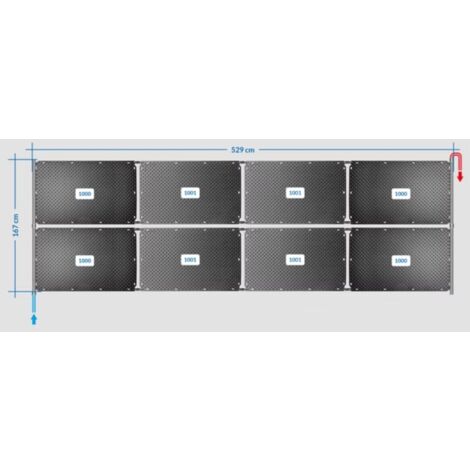 OKU Solarabsorber Pool-Solarheizung SET 16a