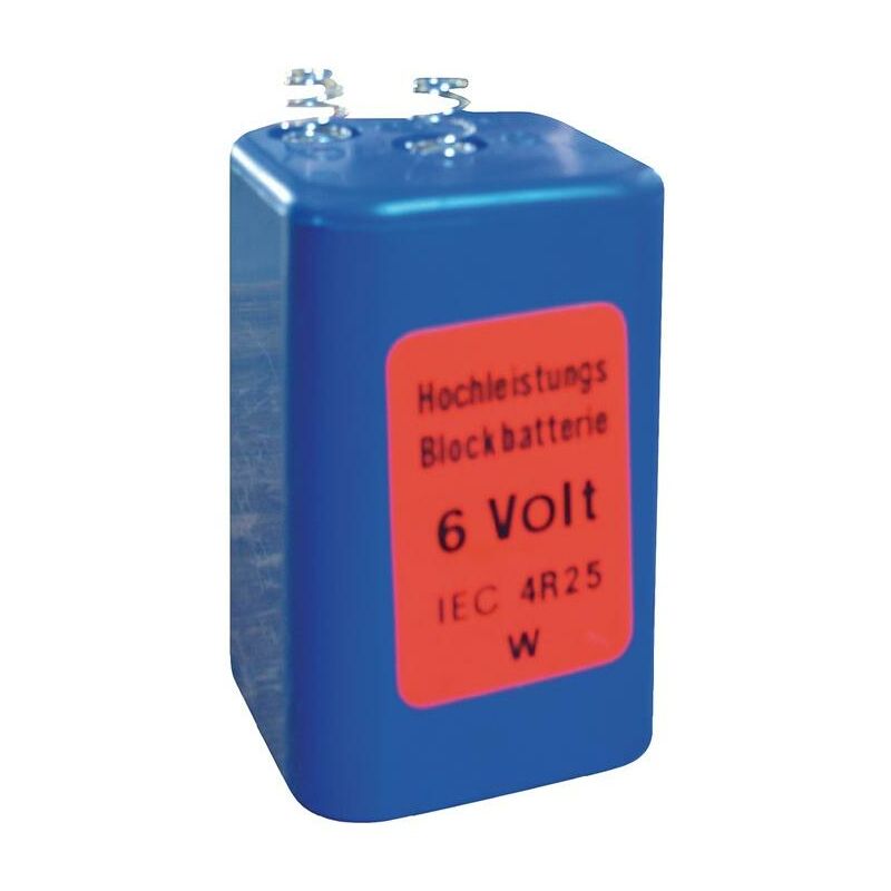 Hochleistungsbatterie, Blockbatterie 6 Volt, 9 Ampere, IEC 4R25, 24 Stück