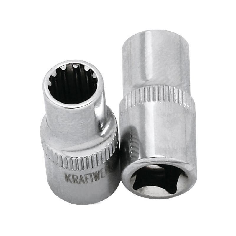 Kraftwerk Stecknuss 19 Mm, 1/2\" Antrieb – Aus Chrom-Vanadium, Verchromt, Für Schrauben & Muttern