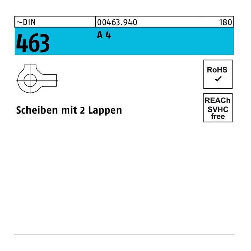 Karosseriescheibe M 6x20 Edelstahl A2 (Kotflügelscheibe)