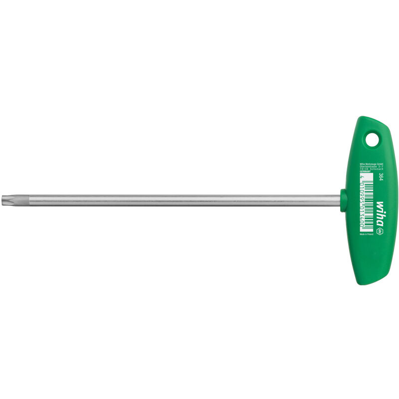 Wiha Stiftschlüssel mit Quergriff TORX® mattverchromt T9 (01328) | Werkzeug-Sets