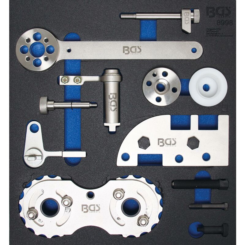 für B4204 BGS Motor-Einstellwerkzeug-Satz Werkstattwageneinlage technic Volvo 2/3: