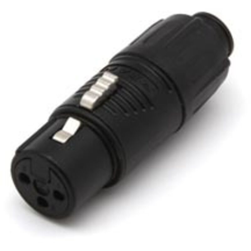 Rean - xlr buchse auf stecker adapter - farbe schwarz