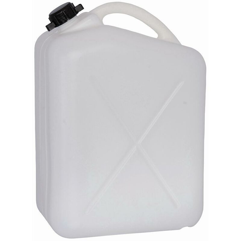 Camping Kanister 2 X 20 Liter Kanister Transparent - Robuste Kunststoff- Behälter Für Camping, Garten Und Werkstatt Kunststoffkanister Transparent