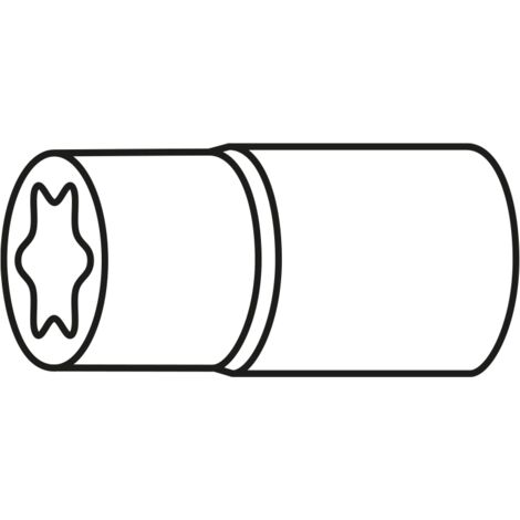MATADOR Steckschlüssel-Einsatz Außen-Torx E8 – Für 1/4" Antrieb, Aus Chrom Vanadium, Mit Super Chrom-Beschichtung