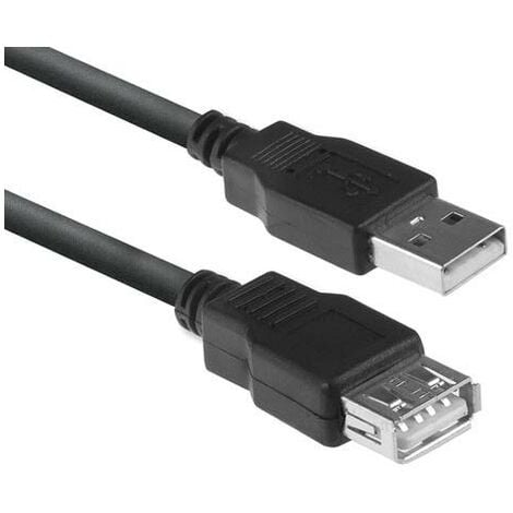 2m) USB A + C Buchse KFZ Auto Verlängerungskabel