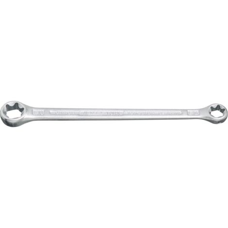 GEARWRENCH E-Torx Doppel-Ratschenschlüssel – E10 X E12, 72-Zahn-Ratsche, Für Enge Räume, Chrom-Finish