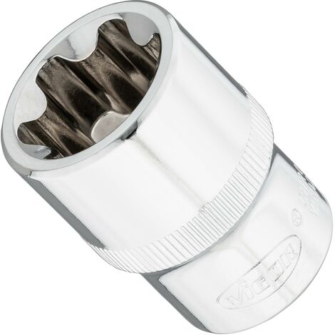 GEARWRENCH Steckschlüsseleinsatz 14 Mm – 1/2 Zoll, Tief, 12-kant, Metrisch (chrompoliert, Korrosionsbeständig)