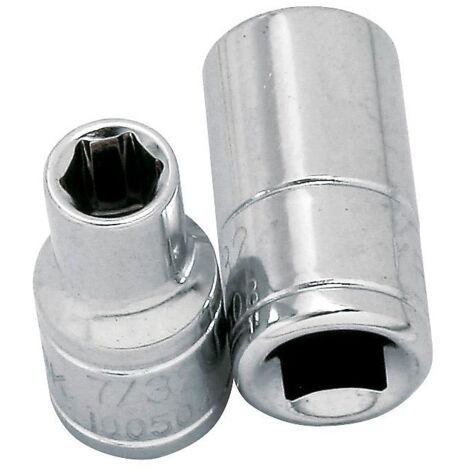Williams Tiefe Stecknuss 1/4" Antrieb – 12-kant, 7/32", Mit Lobulären Öffnungen Für Besseren Grip