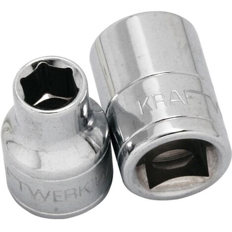 KS Tools Stecknuss 15/16", 3/8" Antrieb, 12-kant – Chrom-Vanadium, Mit Flanktraction-Profil, Für Handbetätigung