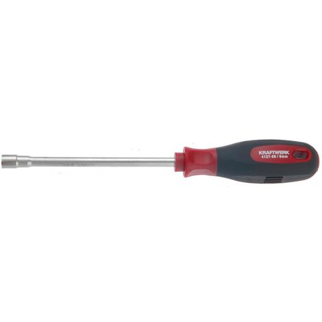 Kraftwerk 4127-08 Ergokraft Steckschlüssel – 8 Mm, 150 Mm Lang, Chrom-Vanadium Für Sicheren Halt
