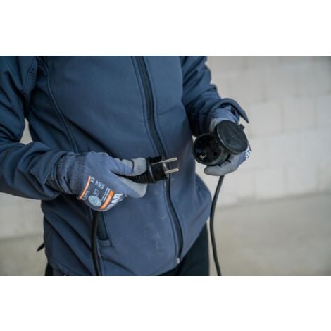 Baustellen-Verlängerungskabel IP44 10m H07RN-F 3G2,5 schwarz
