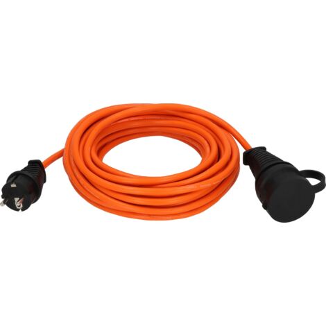 BREMAXX Verlängerungskabel IP44 10m AT-N05V3V3-F 3G1,5 orange