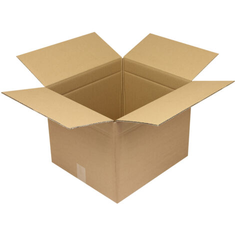 Wellpapp-Faltkarton 2-wellig, Modulkarton, Braun, Qual. 2.20; 390 X 290 X 300 Mm (L X B X H) Innenmaß