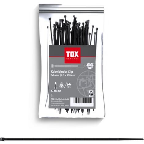 Proteco 100 Stück Lösbare Kabelbinder, 4.8x200 Mm – Transparent, Nylon, 22 Kg Tragkraft, Wiederverwendbar