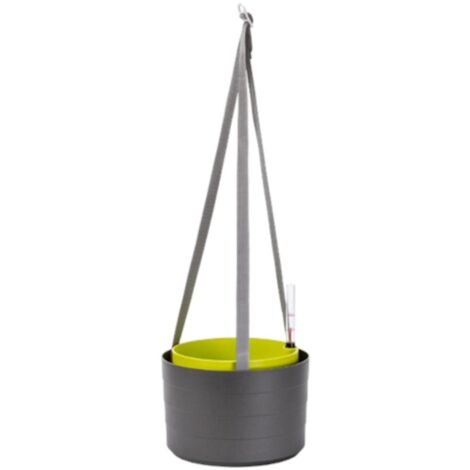 Dehner Hängeampel „Basket“ 35 Cm – Metall Mit Kokoseinlage Zum Direktbepflanzen