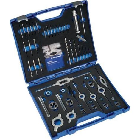VÖLKEL Kit Tarauds Et Outils Filetage M6-M10 G1/4-G1/8 HSS-G 6 Pièces - Pour Graisseurs Et Raccordements