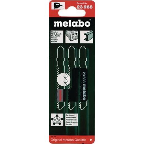Metabo Stichsägeblätter clean wood 91 / 3,0 mm, HCS - 5 Stück | 623654000me