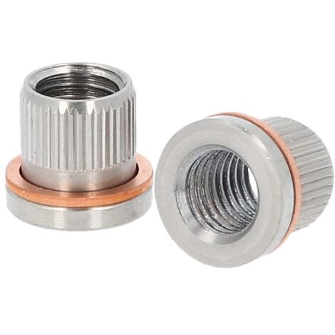 KS Tools Ersatzbuchse Mit Kupferring – 10er Pack, Gewinde M9x1,25, Für Professionellen Einsatz