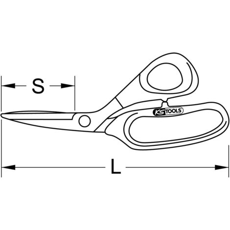 Teppichschere Finny 260 Mm – Aus Rostfreiem Stahl, Ergonomischer Griff, Für Präzises Schneiden