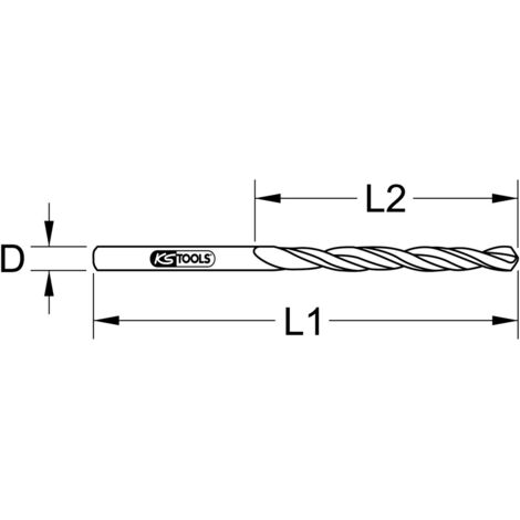 KS Tools HSS Co 5 Stappenboor-Set in Staalplatenkoffer, 3-Delig. 3