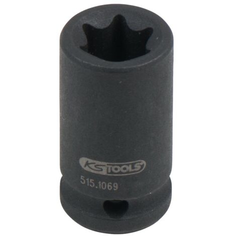 KS Tools 3/8 TX-E-Kraft-Stecknuss, Kurz, E12 – Robuste Stecknuss Für Anspruchsvolle Einsätze
