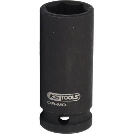 KS Tools 515.1885 Sechskant-Kraft-Stecknuss – Lang, 85 Mm, Für Maschinenbetätigung