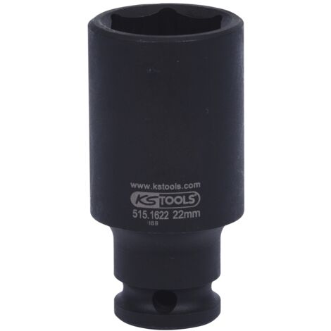 KS Tools 3/8' Sechskant-Stecknuss Lang, 6 Mm - Für Glühkerzen & Enge Räume