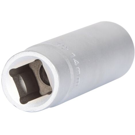 KS Tools Zündkerzen-Stecknuss – 3/8, Dünnwandig, 14 Mm, 20,3 Cm Lang, Mit Haltegummi