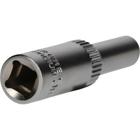 KS Tools 1/4" Sechskant-Stecknuss Lang, 5,5 Mm – Für Handbetrieb, Chrom Vanadium Stahl