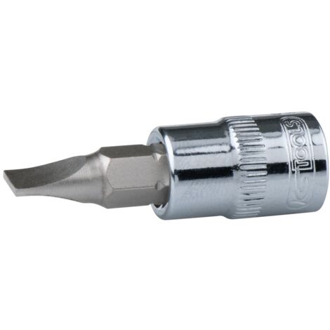 KS Tools Stecknuss Schlitz 10mm | Für 1/2" Antrieb, Vernickelter Bit – Handwerkzeug Aus Chrom Vanadium
