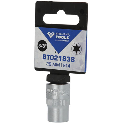 KS Tools 3/8" Tx-E Stecknuss E14, Chrom-Vanadium, Verchromt - Profi-Werkzeug Für Handgebrauch