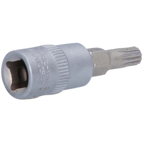 KS Tools 1/2" Stecknuss XZN (M17) – Vernickelt, Hochglanz Verchromt, Für Vielzahn-Schrauben