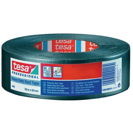 tesa® 60650, 50 mm x 50 m, 0,09 mm, Silber, Acrylat, Aluminium Klebeband