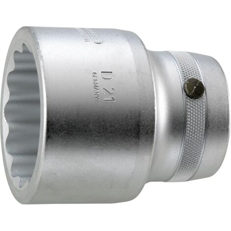 SW-Stahl Steckschlüsseleinsatz 36 Mm – 1/2 Zoll Antrieb, Chrom-Vanadium Stahl, Länge 51 Mm