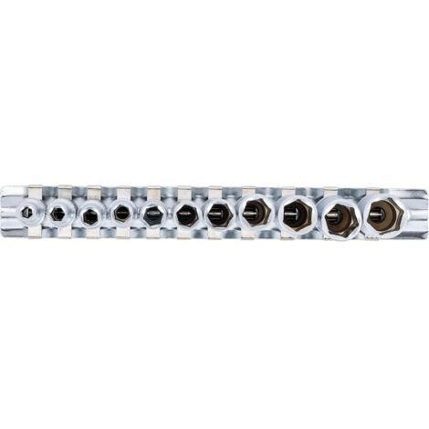 BGS Steckschlüssel-Einsatz Sechskant Tief – 1/4" Antrieb, Chrom-Vanadium Stahl