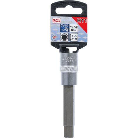 Proxxon Innensechskant Einsatz HX12 – 12mm, Länge 100mm, Antrieb 1/2" | Hochwertiges Schraubwerkzeug