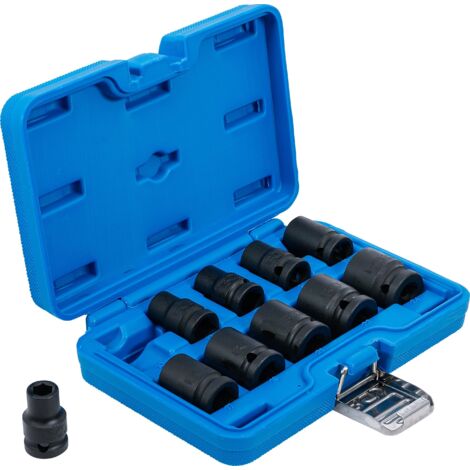 AERZETIX Kraft-Einsatz Steckschlüssel – 1/2" Vierkant, Innensechskant 13 Mm, Aus CrV-Stahl In Schwarz